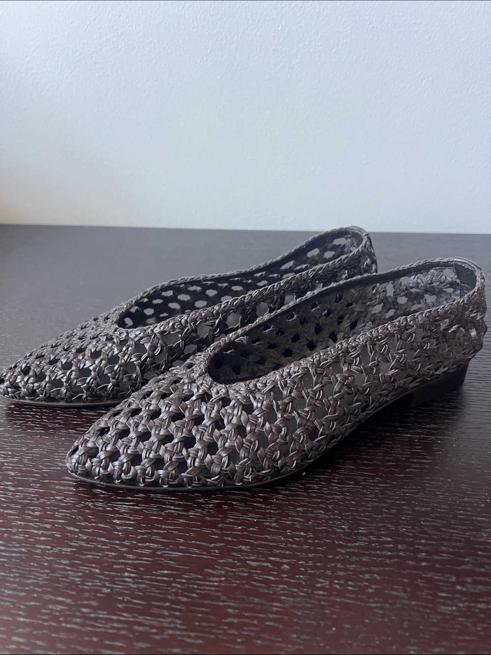 Madewell Brown Woven Pointed-Toe Flats - Picture 4 of 4